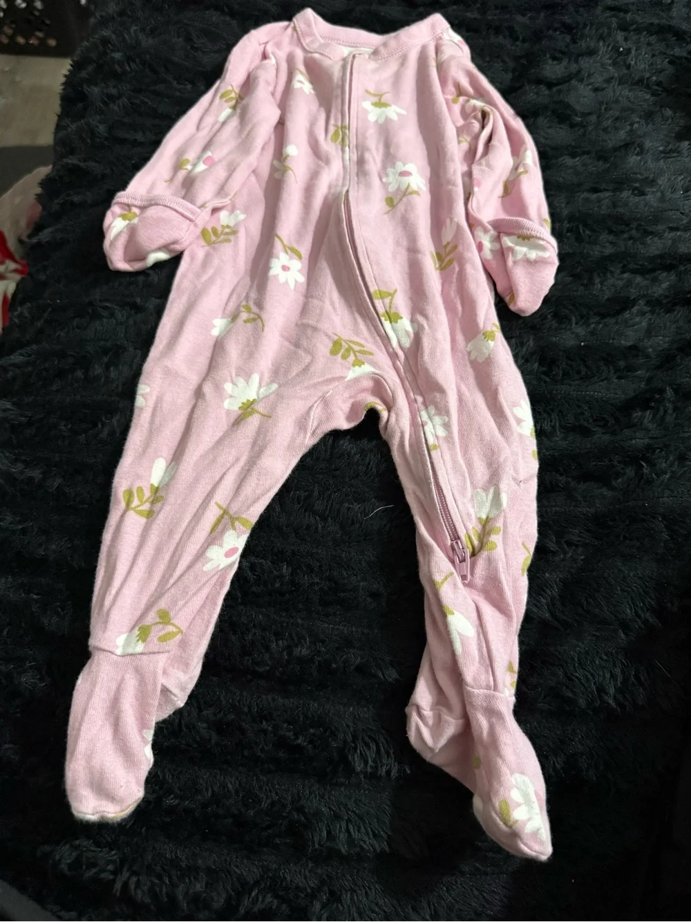 Carter's Girls' One-Piece Footies - Pink, Mint, Navy, Gray, Cream Bundle 6-9M